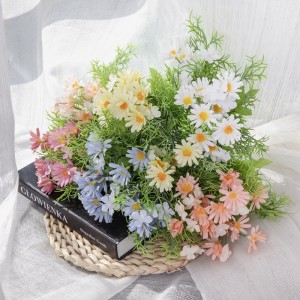 MW66895 2023 Vårnyankomst Billig Artificial Flower Daisy Bunch for Home Garden Bryllup Centerpieces Borddekorasjoner