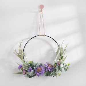 CF01151 ʻO ʻOrchid Chrysanthemum Wreath Wall Hanging New Design Flower Wall Backdrop