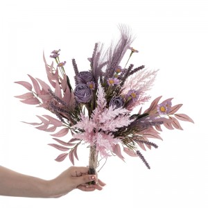 CF01170 Artificialis Rose Daisy Bouquet Novum Design Valentini Dies Donum Sponsaeque Bouquet