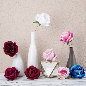 MW03338 Namų vakarėlio vestuvių dekoravimas Aksominė medžiaga Dirbtinės gėlės Rožės galvos Dekoratyvinės gėlės ir vainikai CALLA gėlių audinys 9,3g