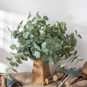 MW61216 Artificial Plant Eucalyptus Single Branch Removable Stem Hot Selling Decorative Flowers and Plants