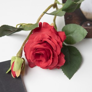 MW51011 Вештачки цвет роза Нов дизајн Свилено цвеќе Свадбена декорација Подарок за Денот на вљубените