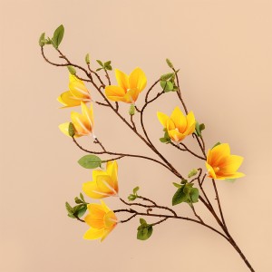 MW46601 mākslīgo ziedu magnolijas rūpnīcas tiešā pārdošana ar zīda ziedu ballīšu dekorācijām