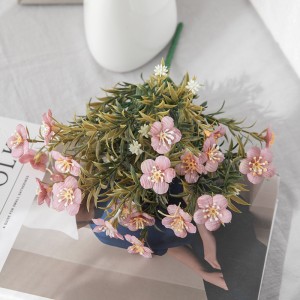 MW81111 Bouquet flè atifisyèl Orchid Wholesale dekoratif flè ak plant yo