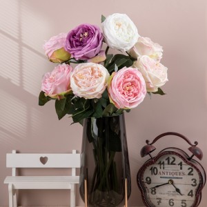 MW60001 Artificial Flower Real Touch Rose ewu ewu ụbọchị Valentine onyinye agbamakwụkwọ ihe ndozi