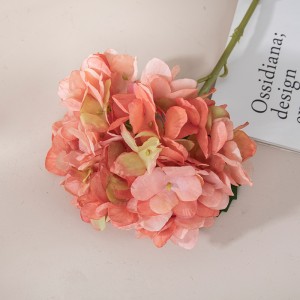 MW52665 कृत्रिम फूल हाइड्रेंजिया तातो बिक्री विवाह सजावट रेशम फूलहरू