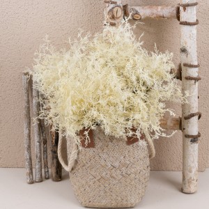 YC1083 Racimo de plantas artificiales de plástico Artemisia Fog mango largo para boda, hogar, hotel, oficina, decoración, plantas de flores