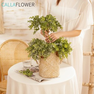 MW79902 Оптова торгівля високоякісними штучними рослинами, комплектом евкаліпта, який відчувається рукою, весільний декор для дому, меблі для робочого столу