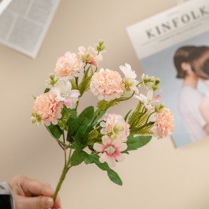 MW81002 Künstlicher Blumenstrauß Ball Chrysantheme Heißer Verkauf Hochzeitsdekoration