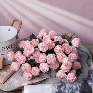MW09918 Natual Touch Rose Flowers PE Single Rose Stem For Wedding Party Home Decoration