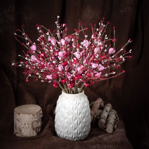 CL02001 Meilės uogų šakelės PE dirbtinių gėlių dekoravimas „pasidaryk pats“ namų vakarėliui, vestuvių dekoravimas Valentino dienos renginiui