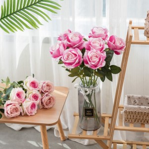 Roses en soie de haute qualité, nouveau design, parfaite conservation, décoration florale de mariage, MW03332