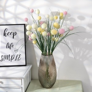 MW61218 부활절 날 홈 주방 웨딩 장식을위한 거품 공 민들레와 새로운 디자인 도매 인공 꽃 양파 잔디