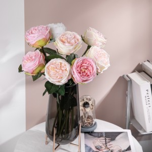 MW60001 कृत्रिम फूल वास्तविक टच गुलाब लोकप्रिय भ्यालेन्टाइन डे उपहार विवाह सजावट