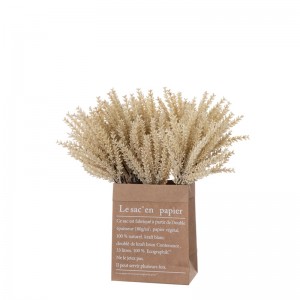 YC1091 Artificial Grain Bunch Beige Plastic Overall Height 34cm Wholesale Decorative Flowers and Plants