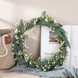 Couronne de fleurs de gypsophile à feuilles artificielles, nouveau Design CF01130, pour décoration de mariage, maison, hôtel