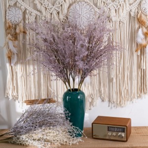 MW09109 Flocking Artificial Flower Plant Long Branches Plastic Rime Branch for Home Garden Hotel Farmhouse Decor