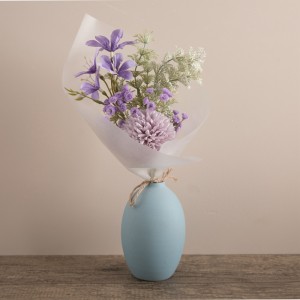 CF01110 造花 ブーケ ボール 菊 フリージア 人気の装飾花