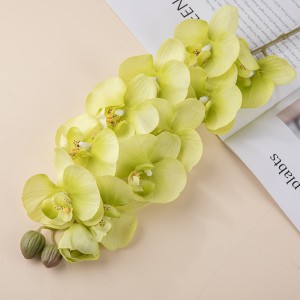 MW18901 mākslīgo ziedu tauriņu orhidejas kodes kāts mājas kāzu ballītei, dekoratīvi ziedi un augi