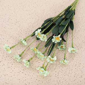 MW09905 15 teste PE materiale artificiale Gerbera margherita composizioni floreali decorazioni per matrimoni