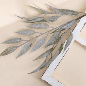 MW09102 Вештачки собирни листови од маслиново врба Гранки од еукалиптус за букети со цветен аранжман Декор за свадбено зеленило