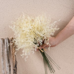 YC1083 Racimo de plantas artificiales de plástico Artemisia Fog mango largo para boda, hogar, hotel, oficina, decoración, plantas de flores