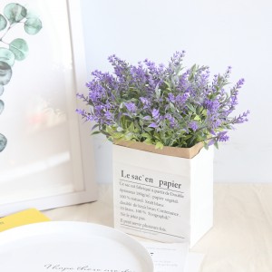 MW05554 Bunga Lavender Buatan Sekelompok Bunga Plastik Bush Dekorasi Bunga & Karangan Bunga Pernikahan CALLA Bunga Kotak Karton Desain Fashional