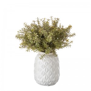 DY1-6233 Nyt design kunstig blomsterplante plastik grøn lakridsbundt til udendørs indendørs dekoration