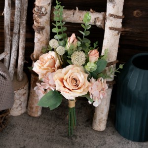 CF01048 Bouquet di rose artificiali Nuovo design Bouquet da sposa Decorazione di nozze da giardino