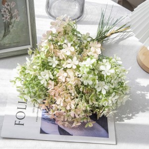 YC1068 Wholesale Cheap in Bulk Artificial Plastic plum Grass Green Plant Bunch for Home Party Garden Wedding Decoration