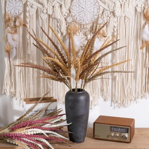 MW09103 pjenasto zrno uho 35,8″ duge stabljike šiljke umjetne biljke za kućni dekor središnji vijenac za vjenčanje DIY