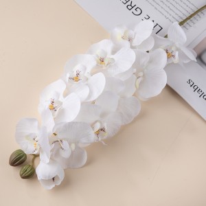 MW18901 Tallo de polilla de orquídea de bolboreta de flor artificial para a casa, flores e plantas decorativas para o banquete de boda