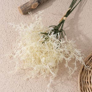 YC1083 Artificia Plant Bunch Plastic Artemisia Fog Long Handle for Wedding Home Hotel Office Decoration ပန်းပင်များ