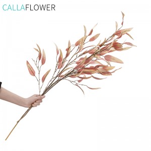YC1066 atifisyèl flè plant Willow fèy popilè flè miray backdrop dekoratif flè ak plant