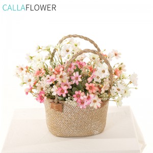 MW71112 ດອກໄມ້ທຽມ Bouquet ປ່າທໍາມະຊາດ Chrysanthemum ອອກແບບໃຫມ່ Wedding Decoration ພັກຕົກແຕ່ງ