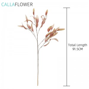 YC1066 Хиймэл цэцгийн ургамал бургасны навчны алдартай цэцгийн ханын дэвсгэр Чимэглэлийн цэцэг, ургамал