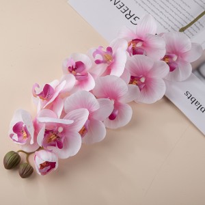 MW18901 mākslīgo ziedu tauriņu orhidejas kodes kāts mājas kāzu ballītei, dekoratīvi ziedi un augi