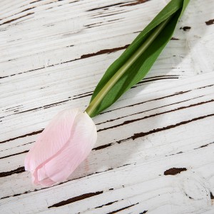 MW59901 New Arrival sztuczny kwiat prawdziwy dotyk łodyga tulipana realistyczna zachowana dekoracja na przyjęcie ślubne w domu