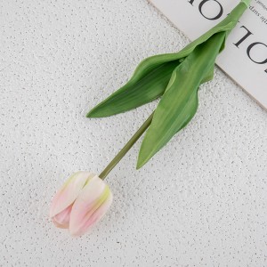 MW54102 PU Tulips Artificial Real Touch Wedding Flower Mini Tulip Don Kayan Gida