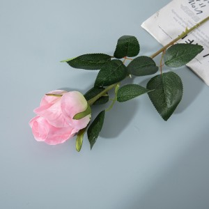 MW41106 Simulačný sprej na kvety s dlhou stonkou ruží na svadobnú výzdobu