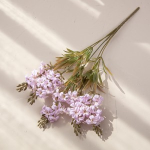 CL01001 Horúci predaj umelej kvetinovej tkaniny Päťhlavý hyacintový zväzok na domácu párty svadobnú výzdobu