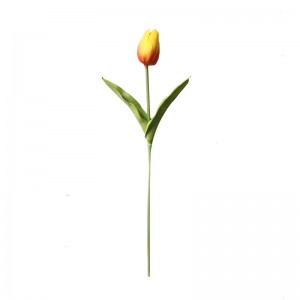 MW08081 Fiore artificiale Decorazione domestica Materiale PU colorato Ramo di tulipano/Spray