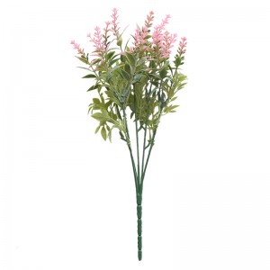MW05554 Kunstig lavendel bunt blomster plastbusk dekorative blomster og kranser Bryllup CALLA blomsterkartong Eske motedesign