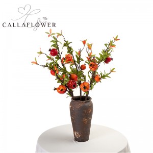 MW25588 Artificial Flower Plant Persimmon Hot Selling Festive Decorations