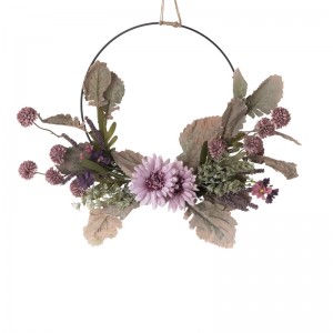 CF01015 Corona de flores artificiales Gerbera Diente de león Crisantemo Nuevo diseño Suministros de boda