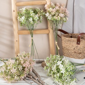 YC1068 Wholesale Cheap in Bulk Artificial Plastic Plum Grass Green Plant Bunch for Home Party Garden Wedding Decoration