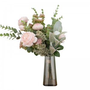 CF01029 Buqetë me lule artificiale Bozhure Dekorime dasmash me shitje të nxehtë