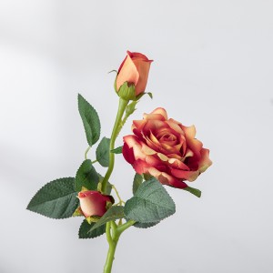 MW03335 Τεχνητά Λουλούδια Διακόσμηση Γάμου με Μακρύ Στέλεχος Διατηρημένο Σπρέι Τριαντάφυλλου με Μπουμπούκι