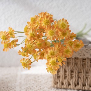 MW66002 Mini soie artificielle belle marguerite camomille chrysanthème Arrangement fait à la main pour la décoration de salon de fête
