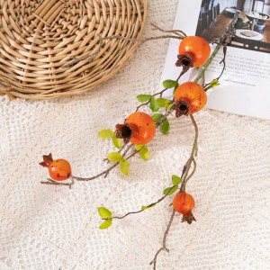 MW10884 New design Christmas Crafts Artificial Fruit Pomegranate bouquet For home decoration